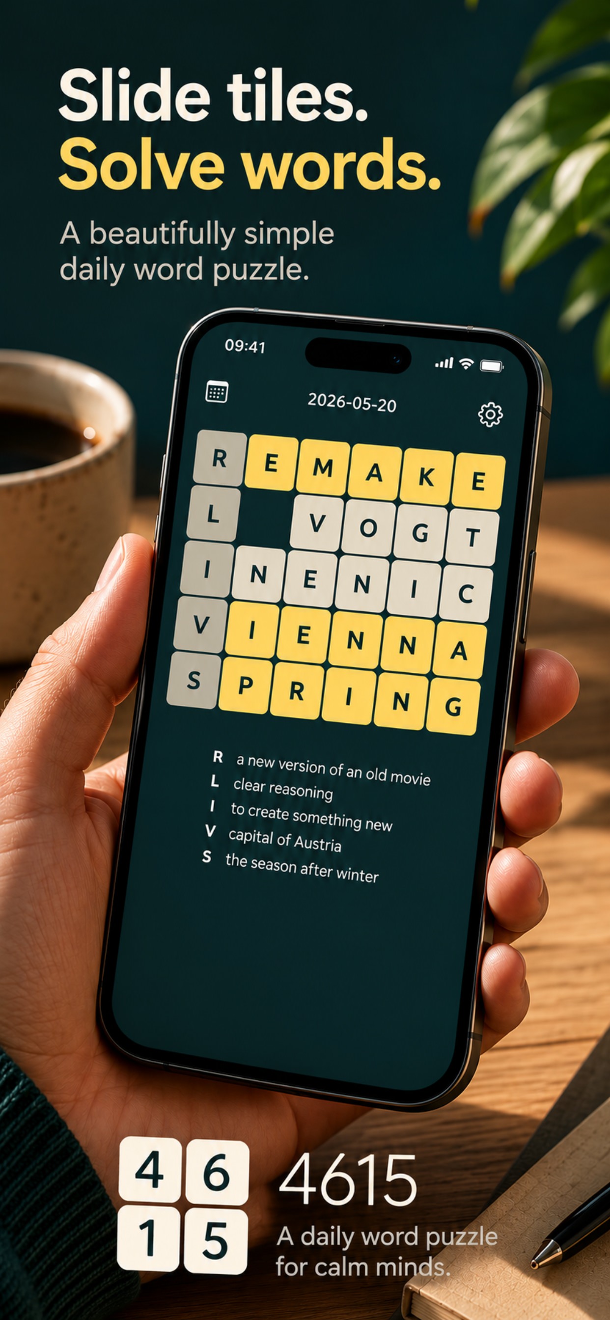 4615 screenshot — puzzle grid