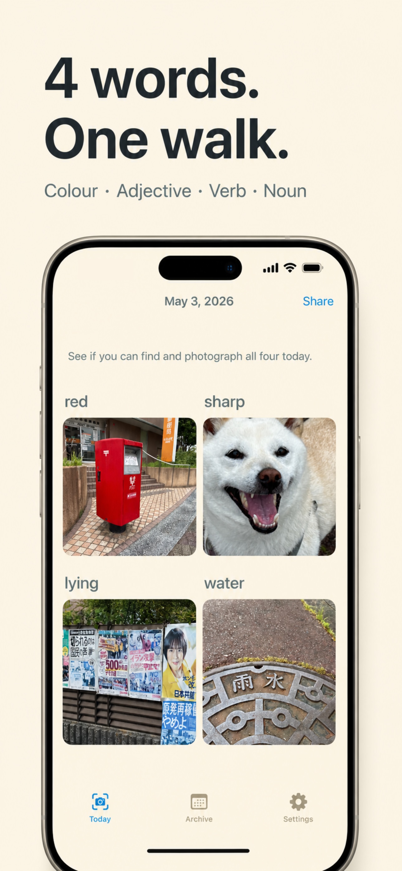 Foursight screenshot — photo capture